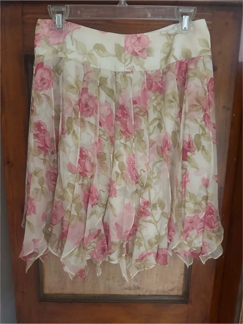Vintage floral print skirt by Jon
